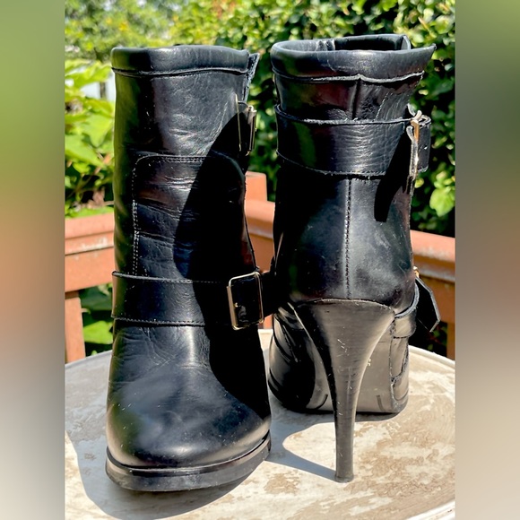 Kurt Greiger buckle London leather ankle boot sz 8 US - Picture 7 of 14